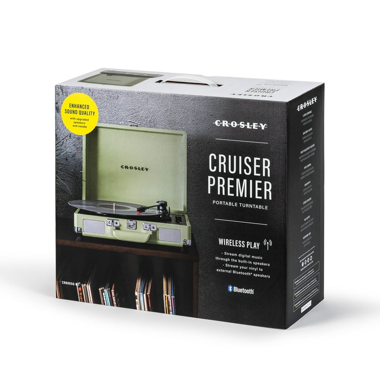 Crosley, Vinyl Record Player, Premier with Bluetooth with Speakers
