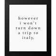 thumbnail image 2 of Straatsma, Leah 20x24 Black Modern Framed Museum Art Print Titled - Wont Turn Down Trip, 2 of 5
