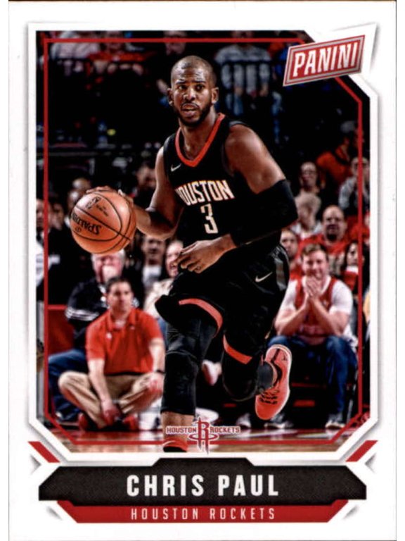 Collectible 2018 Panini National Silver Pack #44 Chris Paul Rockets NBA Basketball Trading Card