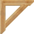 thumbnail image 3 of Ekena Millwork 6"W x 38"D x 38"H Traditional Slat Rough Sawn Bracket, Western Red Cedar, 3 of 4