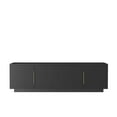 thumbnail image 5 of Spaco TV Stand with 16 Color LEDs, 68" Modern TV Stand, TV Cabinet Entertainment Center for Indoor as Livingroom, Black, 5 of 6