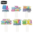 thumbnail image 2 of Decoraciones para Cupcakes LECAKTO 18 Piezas Fiesta de Salto y Trampolín, 2 of 6