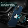 thumbnail image 3 of SOATUTO For iPhone 13 Mini 5.4 inch Case with 360 Rotating Metal Ring Kickstand Carbon Fiber Trim & Rubber Bumper Shockproof Protective Compatible With Apple iPhone 13 Mini 5.4 inch 2021 - Blue, 3 of 7