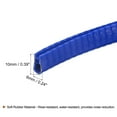 thumbnail image 3 of REGALWOVEN U Channel Edge Trim, Rubber Guard Seal Strip Edge Protector for Edge Blue 15/64"x 25/64"x 19.7ft, 3 of 6