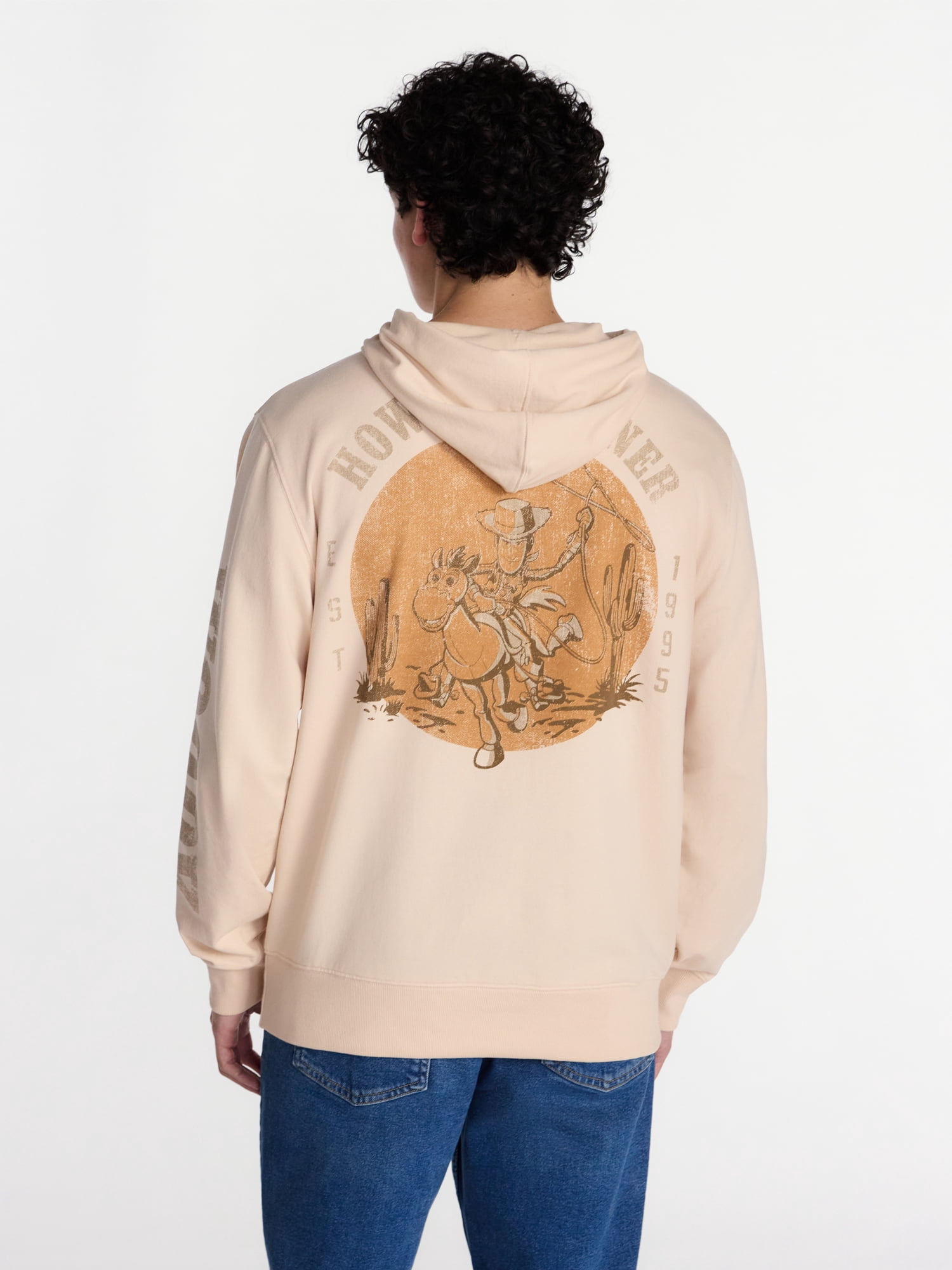 Toy Story Men's and Big Men's Graphic French Terry Fleece Hoodie, Sizes XS-5XL