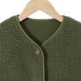 thumbnail image 5 of Splozh Newborn Jacket Kids Fleece Vest Lightweight Sleeveless Vest Outerwear with Pocket,Green,3-4 Years, 5 of 5