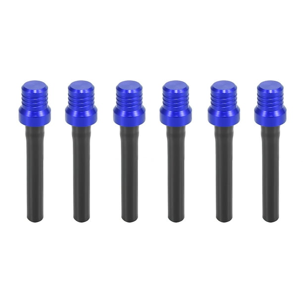6uds ATV Suciedad Bicicleta Universal Gas Combustible Tanque Tapa Aire Ventilación Manguera Azul