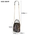thumbnail image 2 of FORMRS Crossbody Bag for Women Quilted Travel Shoulder Cell Phone Purse with Chain Strap Handbag, Dark Flowers Pattern, 2 of 7