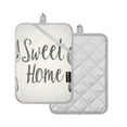thumbnail image 2 of Pot Holders Set of 2 Heat Resistant 338℉ Kitchen Oven Gloves Potholder Cooking Baking Microwave Mitts Art Sweet Home, 2 of 7