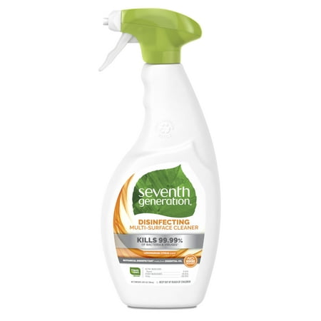 Seventh Generation Lemongrass Citrus Disinfecting Multi-Surface Cleaner, 26