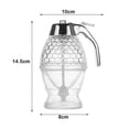 thumbnail image 3 of enqiretly Acrylic 200ml Honey Dispenser Juice Bee Drip Bottle Container Cup Baking Tool, 3 of 8