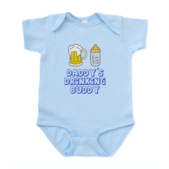 CafePress - Daddrinkbud - Baby Light Bodysuit, Size Newborn - 24 Months