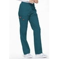 thumbnail image 5 of Dickies EDS Signature Scrubs Pant for Women Natural Rise Tapered Leg Pull-On 86106, S, Caribbean Blue, 5 of 7