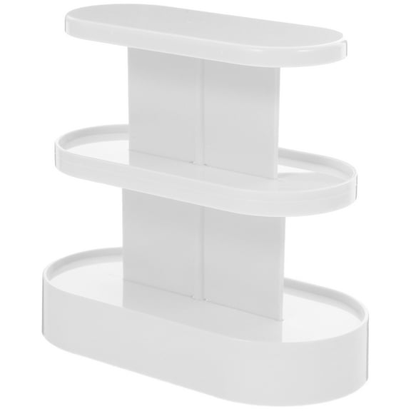 ELAYARD Mini Display Shelf Dollhouse Shelf White Plastic 1Pack 5.1X4.5X2.0In
