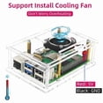 thumbnail image 2 of Transparent Acrylic Case for Raspberry Pi 5 B, 2 of 5
