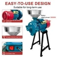thumbnail image 6 of PRIJESSE Electric Grain Grinder Mill 110V 3000W  Dry Corn Grinder Commercial  Feed Mill Dry Cereals Wheat Grinder W/ Funnel, 6 of 8