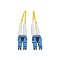 Tripp Lite 3.28' LC/LC Fiber Optic Duplex Singlemode Patch Cable Yellow N370-01M