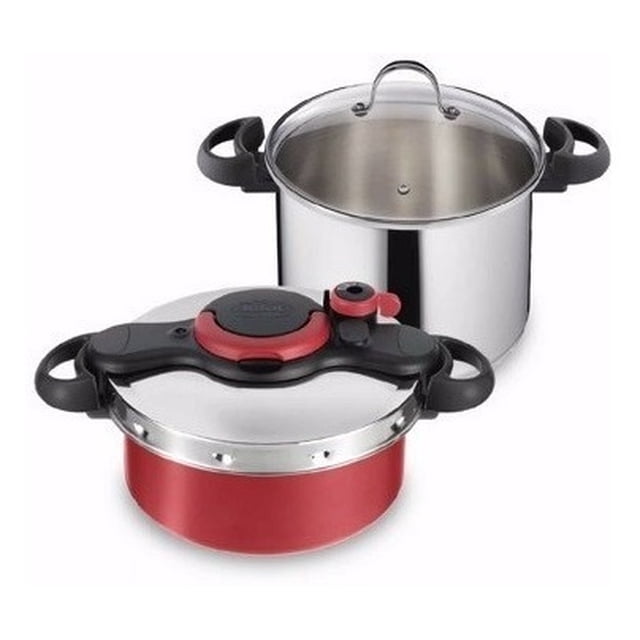 Ollas de Presión T-fal Clipso Dúo 5 Lts P4635331