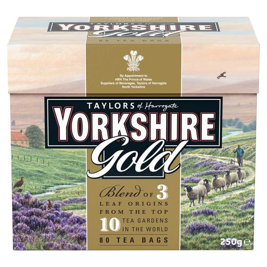 Taylors Of Harrogate Yorkshire Gold Tea 80 Count Tea Bags Walmart Com Walmart Com