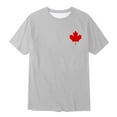 thumbnail image 3 of T-shirt Homme Décontracté Manches Courtes Col Rond Imprimé Partiel pour Printemps et Été Usage Quotidien, 3 of 3