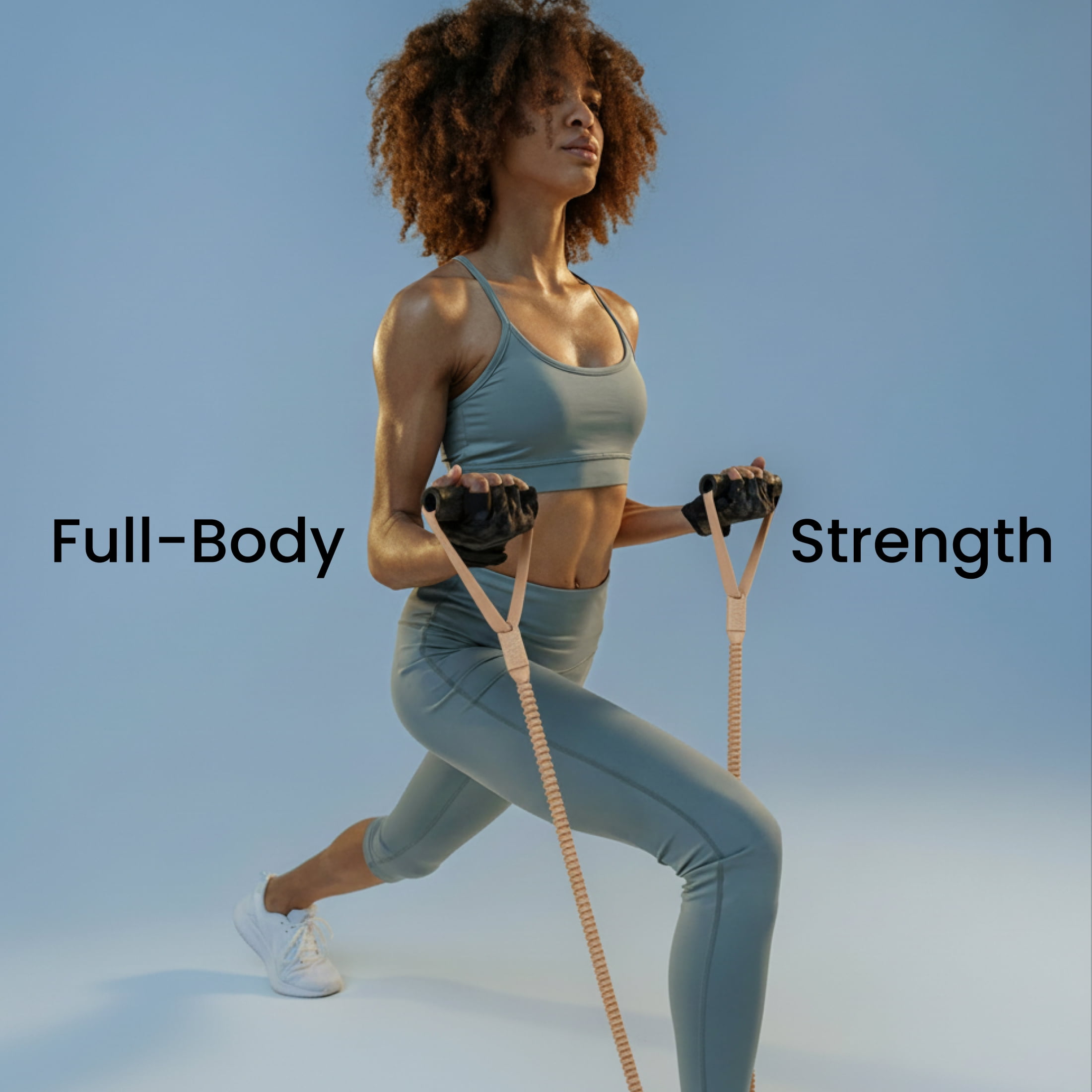 Smart Fitness Resistance Band with Performance Tracking Sensors, Upper & Lower Body Workouts, Portable Home Gym Equipment, Access On-Demand Classes