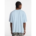 thumbnail image 3 of No Boundaries Men's Oversized Boxy Tee with Short Sleeves, XS-4XLT, 3 of 5