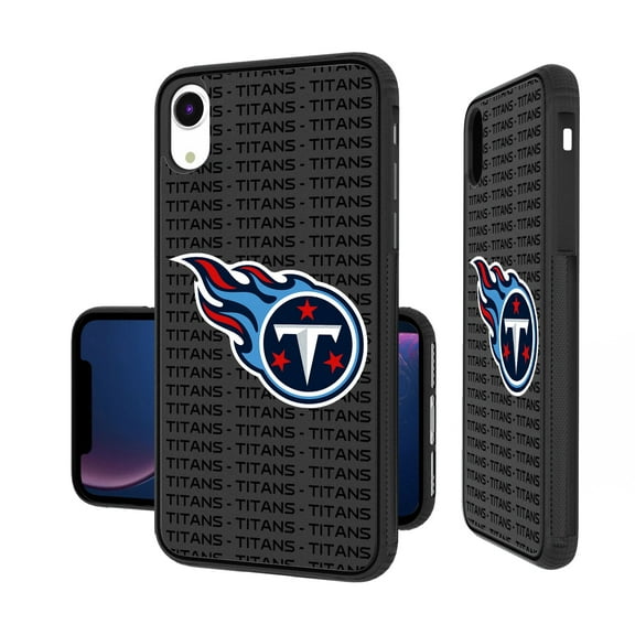 Tennessee Titans iPhone Text Backdrop Design Bump Case