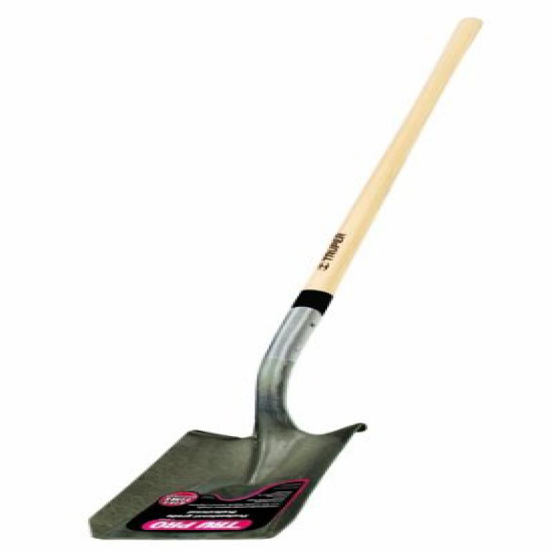 Truper 33899 24-Inch Ergonomic Snow Pusher//Shovel with Cushioned D-Grip Handle
