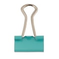 thumbnail image 3 of JAM Paper & Envelope Colorful Binder Clips, Small, 3/4 inch, Teal, 25/Pack, 3 of 5