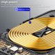 thumbnail image 3 of Muyoka Cargador inalámbrico para automóvil Rotación de 360° Soporte para teléfono con ventilación de aire para automóvil Soporte para teléfono para automóvil con sujeción automática con 3 cabezales de Muyoka Hogar, 3 of 7