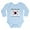 Sky Blue, variant on CafePress - Half Korean Body Suit - Long Sleeve Cotton Baby Bodysuit