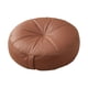 thumbnail image 2 of Almohada redonda almohada de colchón de piso de lanzamiento suave accesorios de asiento premium cojín de meditación para silla sofá balcón de balcón Marrón, 2 of 8