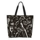 thumbnail image 1 of Fotbe Wine Seamless Bolsa Tote Estética de Lona con Estampado para Mujer - Bolsa Reutilizable de Hombro Casual para Vacaciones, Compras, Trabajo y Gimnasio, 1 of 8
