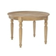 thumbnail image 5 of Linon Anthem 42" Round Rustic Dining Table with Turned Legs, 5 of 7