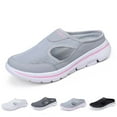 thumbnail image 3 of Daolelai Couple Men and Women Summer Mesh Half-Slippers Casual Shoes Breathable Sandals One-Step -On Closed-Toe Slippers, 3 of 9