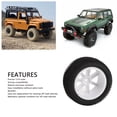 thumbnail image 3 of 1/10 RC Off Road Wheels, 4 PCS Universal Fit RC RCO OFF CAR REDIAS DIMENSIONES PARA RAIDER ADX 10 BLS, 3 of 7