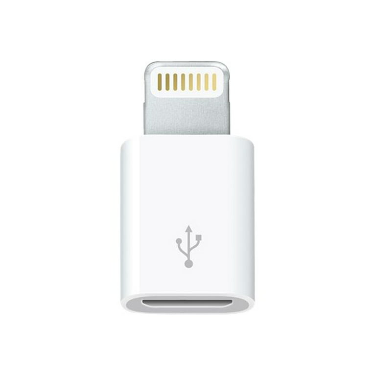 Acuerdo aplausos Pintura Lightning to Micro USB Adapter - Walmart.com