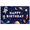 1A, variant on Astronaut Theme Kids Birthday Banner Space Elements Happy Birthday for Children's Party Indoor Decoration Event Celebration