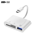 thumbnail image 1 of USB C SD Card Reader,Micro SD Card Reader Adapter,Type C Memory Card Reader SD to USB C Adapter,USB C to SD Card for MacBook & Pad Pro and More USB C Device, 1 of 7