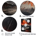 thumbnail image 3 of Designart "Volcanic Fury Under Moonlight" Volcano Floater Framed Canvas Prints, 3 of 5