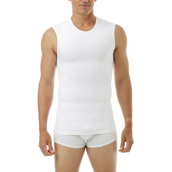 Underworks Mens Cotton Concealer Compression Muscle Shirt
