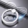 thumbnail image 1 of Transparent Cell Phone Ring Holder Stand 360°Degree Rotation Clear Finger Grip Kickstand Compatible iPhone Xiaomi for Phone Case, 1 of 5