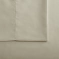thumbnail image 3 of Serta Simply Clean 3-Piece Antimicrobial Solid Bed Sheet Set, Twin-XL, Beige, 3 of 10