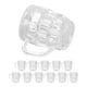thumbnail image 5 of Mini vasos de cerveza jarras de cerveza en miniatura transparentes 12 piezas decorativas tóxicas realistas para casa de muñecas para picnic ANGGREK Otros, 5 of 8