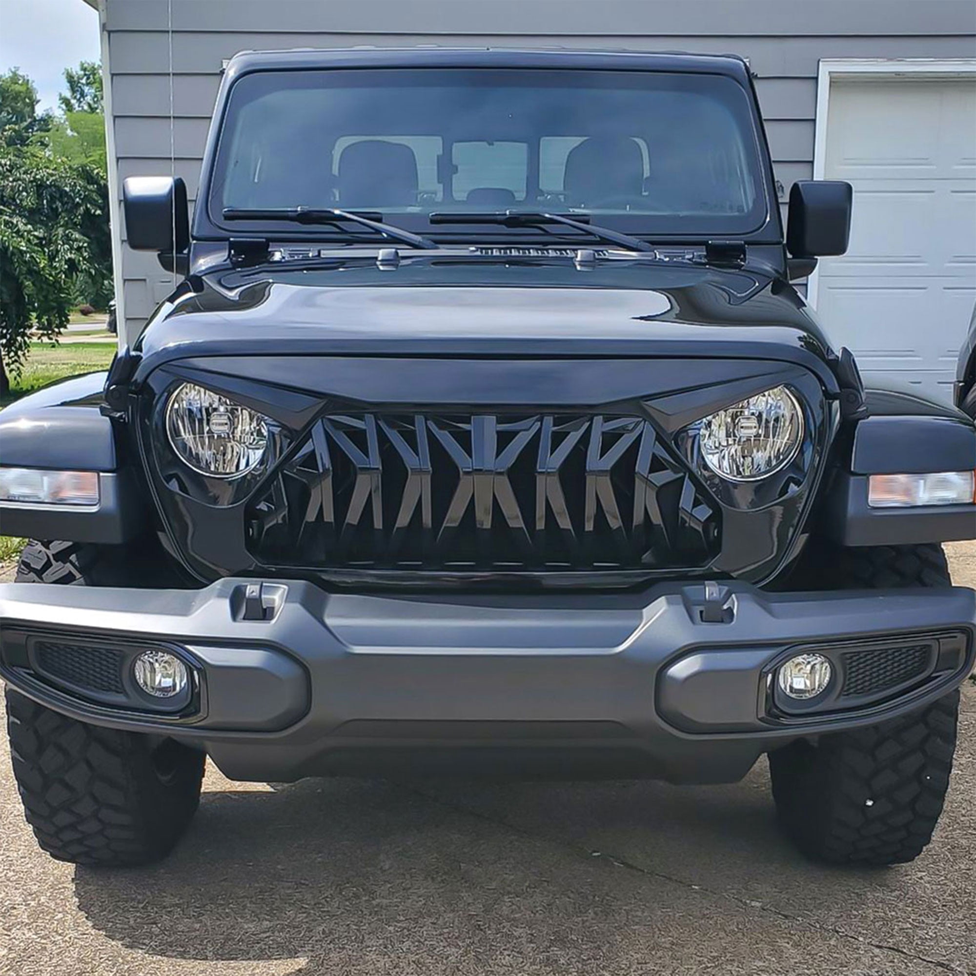 AMERICAN MODIFIED Shark Grille for 2018+ Wrangler JL & 2020+ Gladiator JT