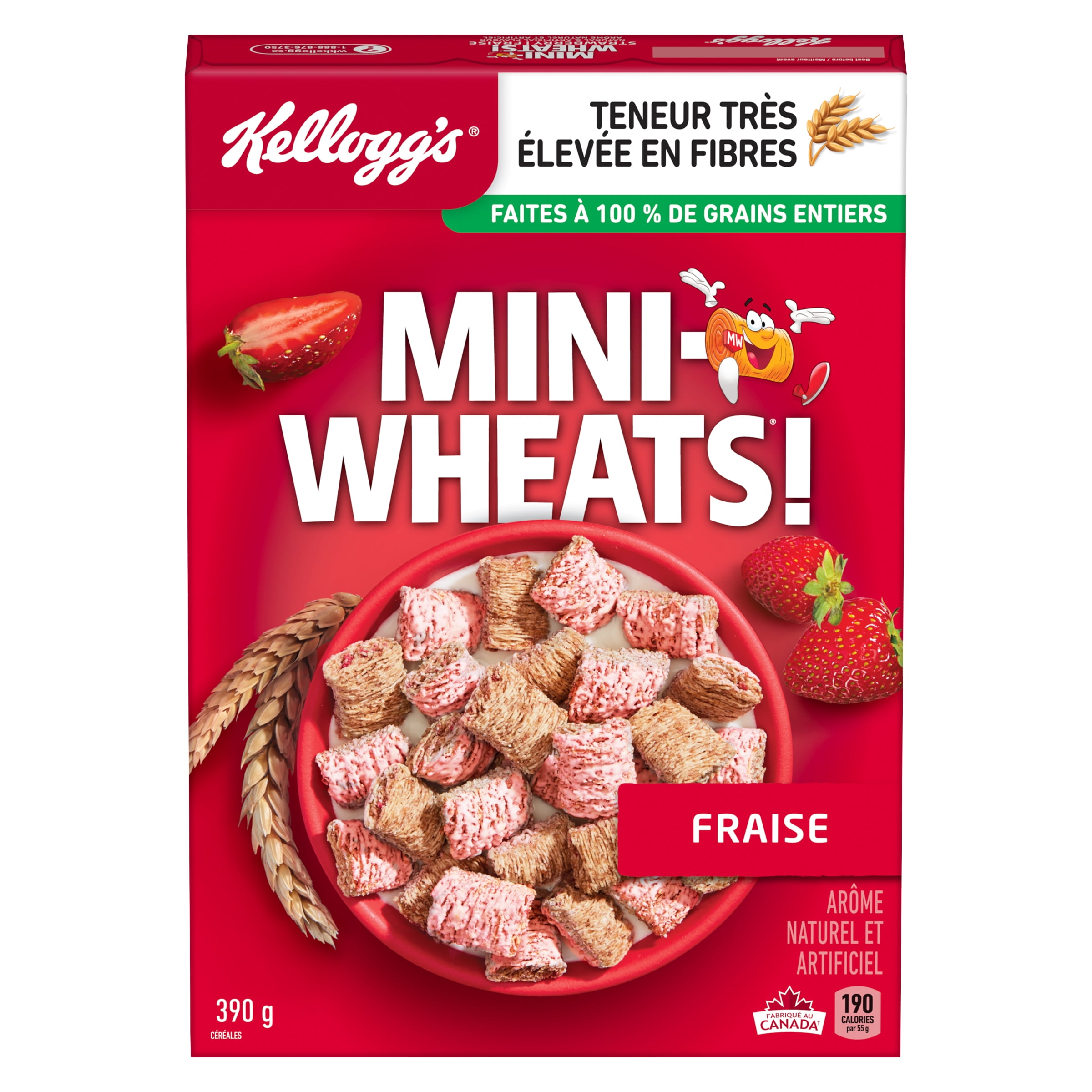 Mini-Wheats® Strawberry Flavour 390g, Mini-Wheats® Strawberry Flavour 390g