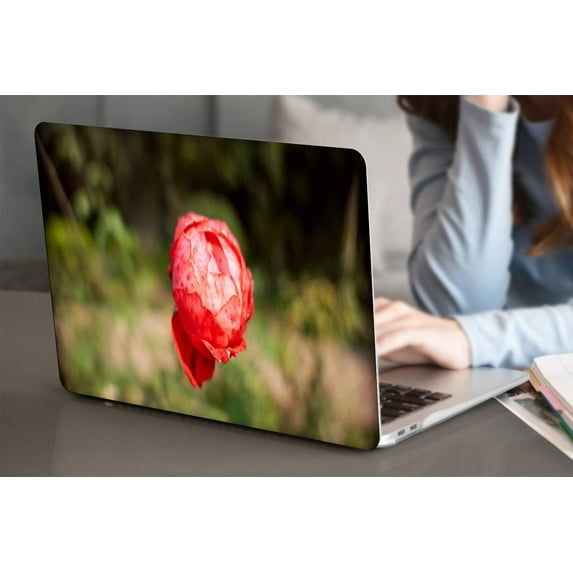 KSK KAISHEK Only for Newest MacBook Pro 13 inchs Case 2016 - 2022 Rel. Model A1706/A1708/A1989/A2159/A2251/A2289/A2338 M1, Plastic Hard Shell Cover + Black Keyboard Cover, Rose series 0969