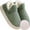 Green, variant on Hadanceo Unisex Sunshine Cloud Slippers – Thickened Plush Warm Cotton Boot Style Home Shoes