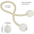 thumbnail image 4 of 2 clips magnéticos para sujetar cortinas, sujetadores decorativos para cuerdas, sujetadores para cortinas, soporte para cortinas para ventanas, sujetar cortinas, lazos para cortinas Adepaton 2034743-2, 4 of 9