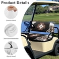 thumbnail image 6 of Yuyamidu Aztec Tribal Golf Cart Seat Covers Golf Club Car Backrest Bottom Seat Cover Gemoetric Golf Cart Seat Protector 2 Pack Golf Cart Accessories, 6 of 7